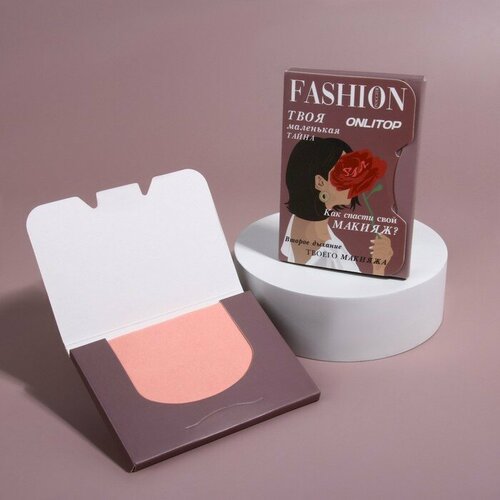 Матирующие салфетки Девушка с розой 100 шт 358₽