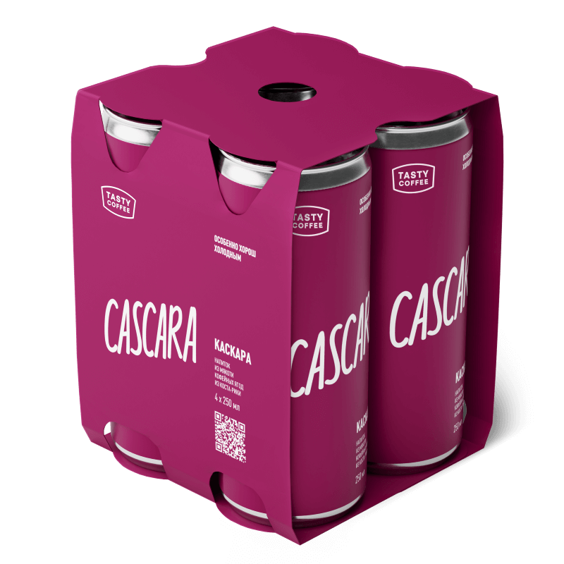 Кофе в банках Cascara Tasty Coffee, 4 шт - фотография № 1