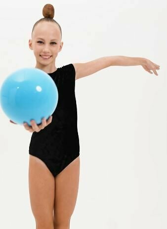 Grace Dance Мяч для художественной гимнастики 18,5 см, 400 г. (цвет голубой)