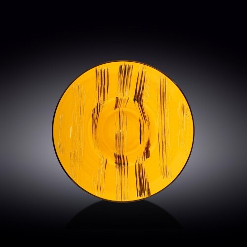 Тарелка глубокая WL-668425/A (24см) 200мл SCRATCH желтый цв.