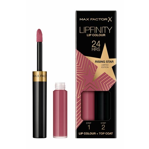 Max Factor Lipfinity Lipstick Lip Colour Стойкая жидкая губная помада и увлажняющий блеск, тон 084