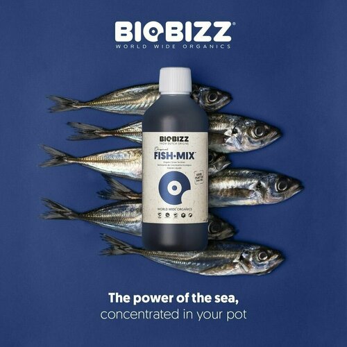 Органическое удобрение на стадию вегетации BioBizz Fish-Mix 250 мл.