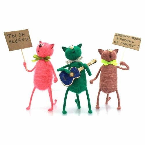 Фигурка Котик, ручная работа