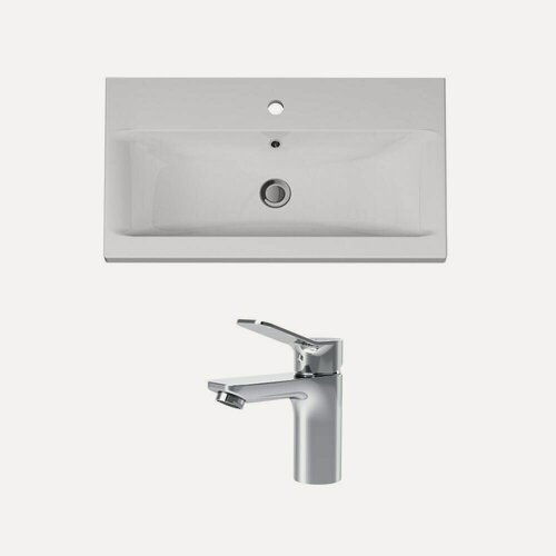 Изображение товара Раковина для ванной AM.PM, для ванной, накладная, встраиваемая, белая, глянцевая