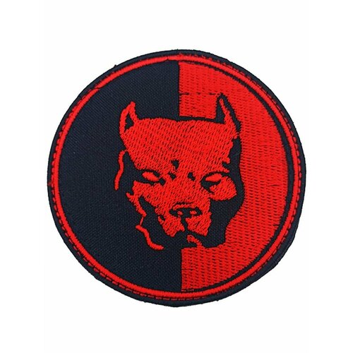 Нашивка, шеврон, пришивной элемент: Голова Питбуль