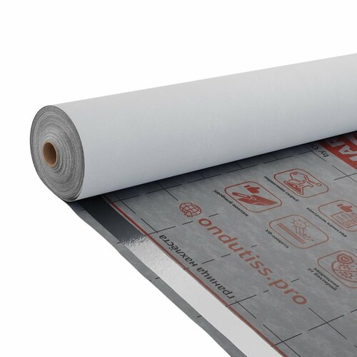 Ондутис SMART AM (Ondutiss) гидро-ветрозащитная паропроницаемая мембрана 30м2 с монтажной лентой