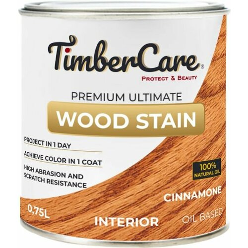 Тонирующее масло TimberCare Wood Stain (цвет: Корица/ Cinnamone), банка 0,75л