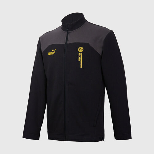 фото Толстовка puma puma borussia ftblculture track, размер s, черный