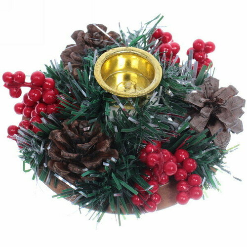 Подсвечник «Ягодный лес» 11 см