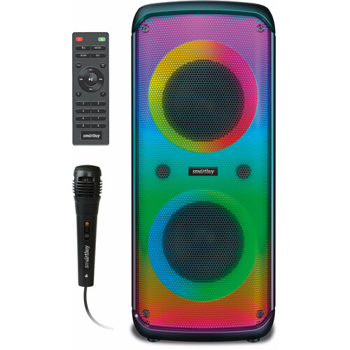 Портативная колонка Беспроводная колонка Smartbuy SOLID 2 50Вт Bluetooth MP3 FM-радио микрофон пульт ДУ SBS-5540 962900₽