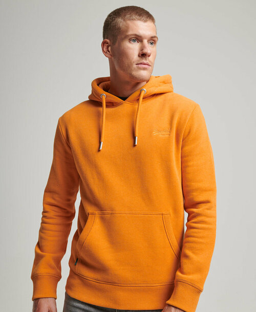 Худи Superdry ESSENTIAL LOGO HOODIE, размер S, оранжевый, желтый