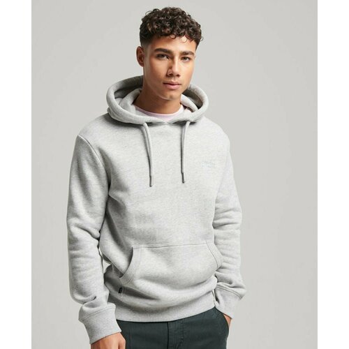 Худи Superdry ESSENTIAL LOGO HOODIE, размер 3XL, серый