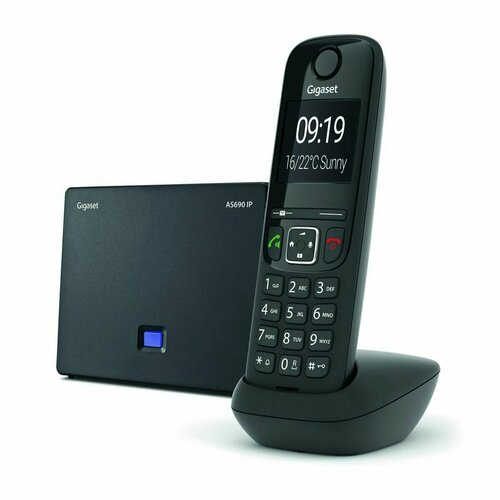 DECT беспроводной телефон Gigaset AS690IP черный