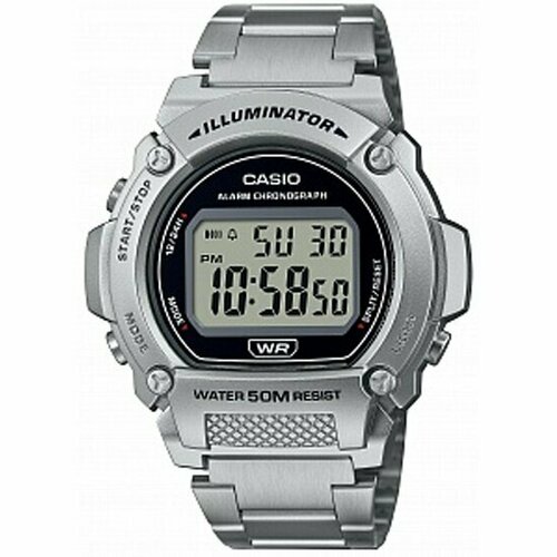 Наручные часы CASIO Collection W-219HD-1A, серебряный