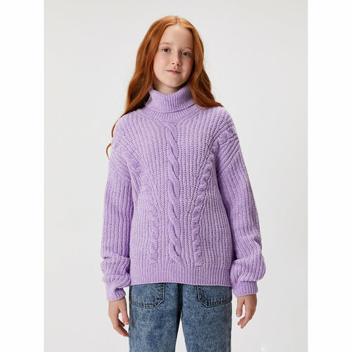 фото Свитер acoola, размер 134, фиолетовый