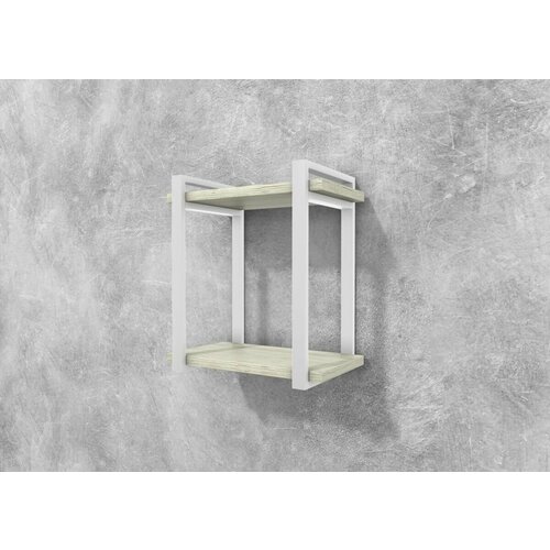 Полка Айсберг Лофт 40 белыйдуб крафт белый 4990₽