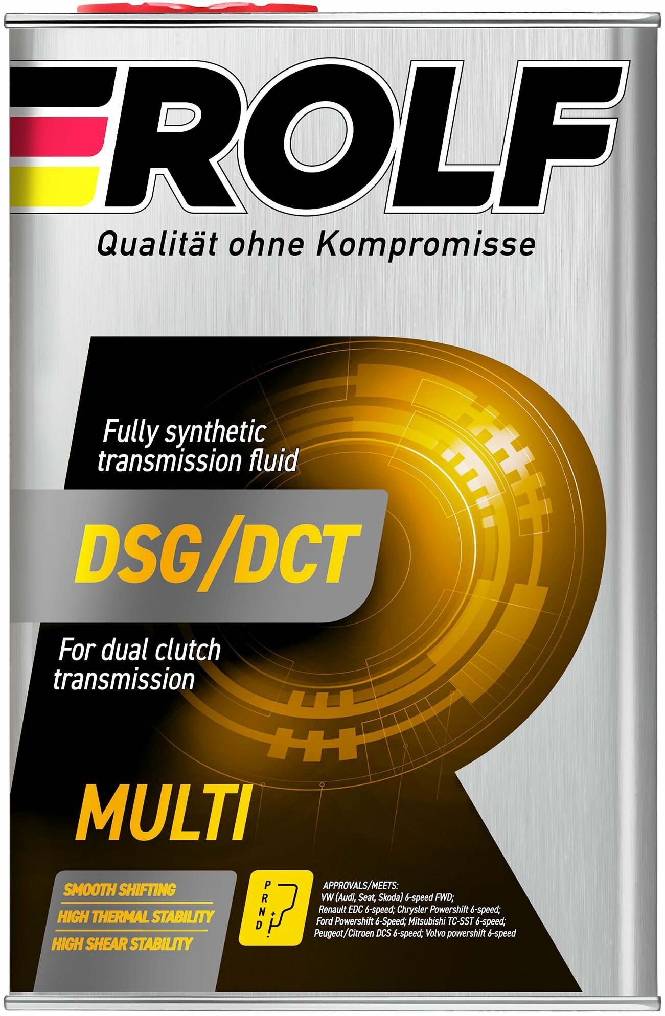 Масло Трансмиссионное Синтетическое Rolf Dsg/Dct 4Л (Металл) ROLF арт. 322993