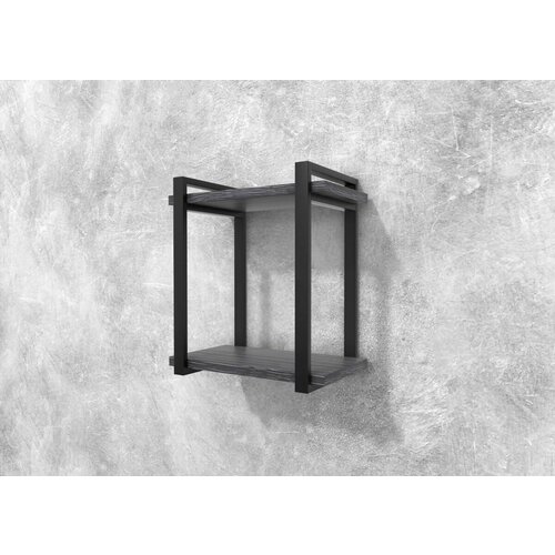 Полка Айсберг Лофт 40 черныйсеверное дерево темное 4990₽