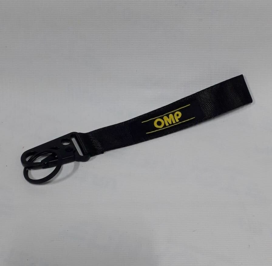 Брелок петля "OMP" Black