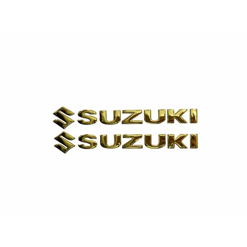 Наклейка буквы SUZUKI (145 X 23мм, 2шт) Gold