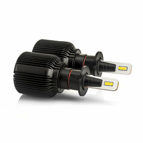 Комплект автомобильных светодиодных ламп NeTuning H3-J1 для дальнего света или противотуманных фар ПТФ, 1800 Лм, 20 Вт, белый 5000К