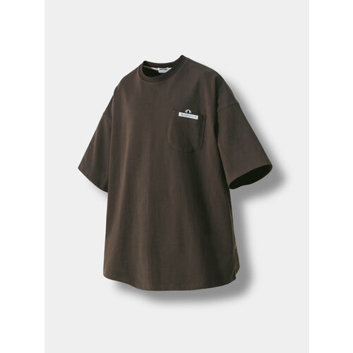 фото Футболка anglan, размер onesize, коричневый