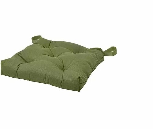 Подушка на стул Икеа Малинда Ikea Malinda, 40x38 см, зеленый