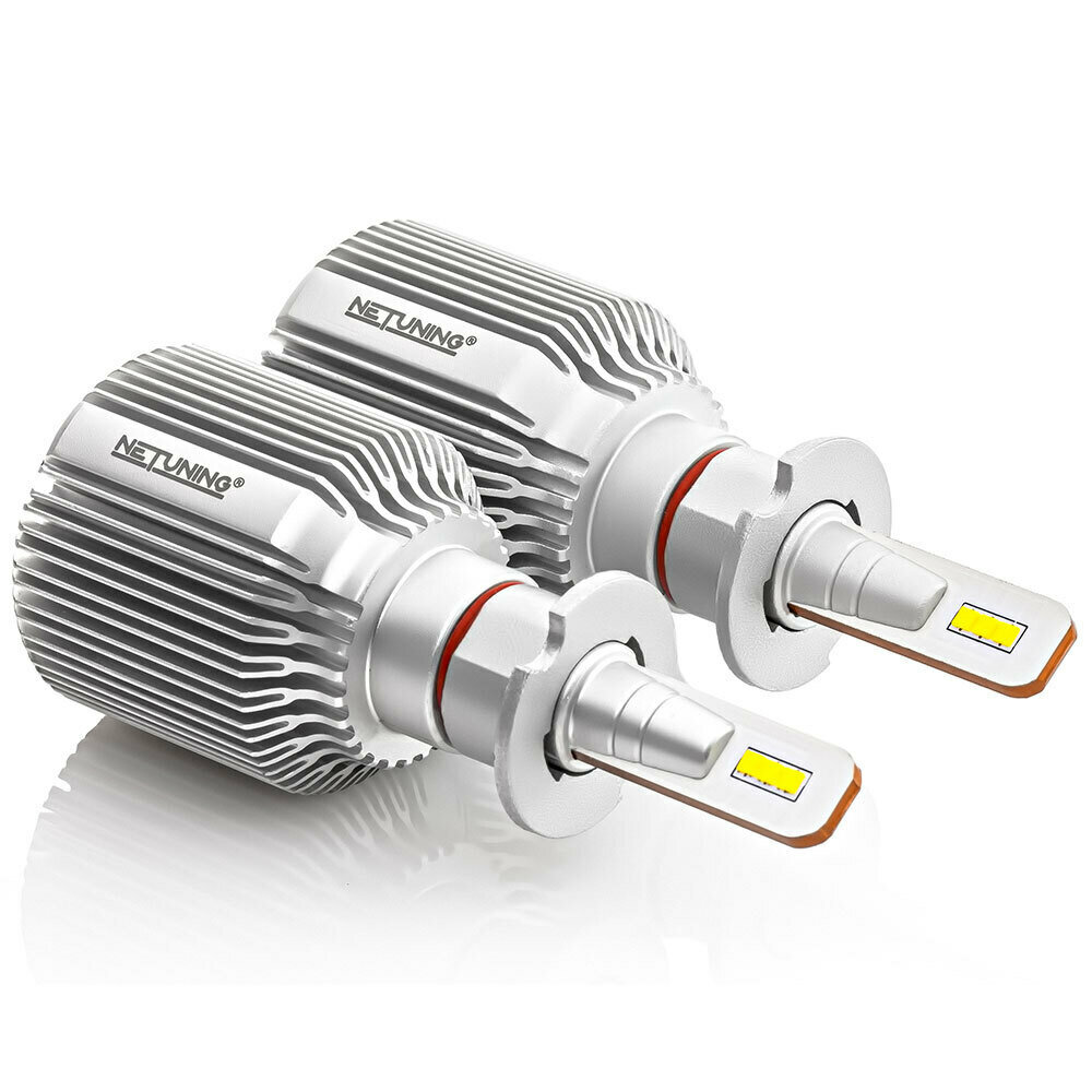 Комплект автомобильных светодиодных ламп NeTuning H3-J2 для ближнего, дальнего света или противотуманных фар ПТФ, 2200 Лм, 20 Вт, белый 5000К, 2 шт.