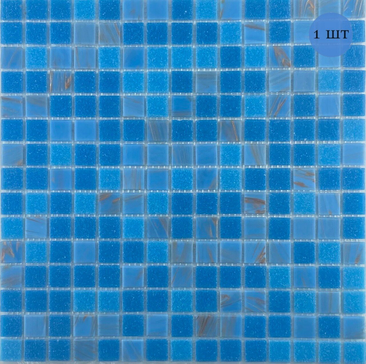 Мозаика (стекло) NS mosaic MIX18 32,7x32,7 см 1 шт (0.107 м²)