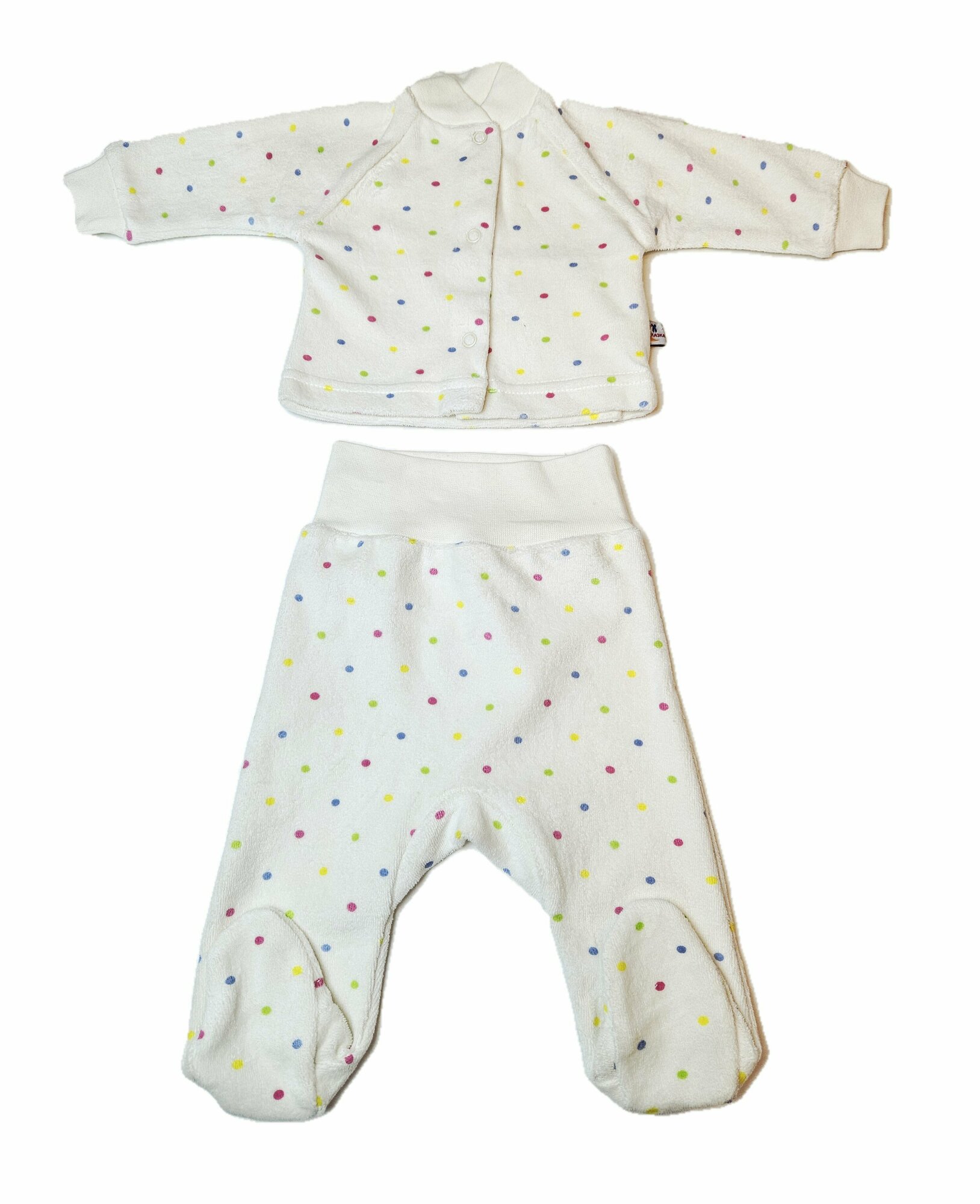 Комплект одежды Сказка размер 74-48 белый мультиколор