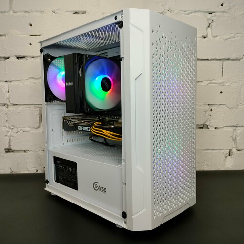 Игровой компьютер / системный блок Bunker Intel i5 10400f GTX 1660 super (6gb) DDR4 16gb ssd 1Tb Powercase Mistral Micro Z3W Mesh LED
