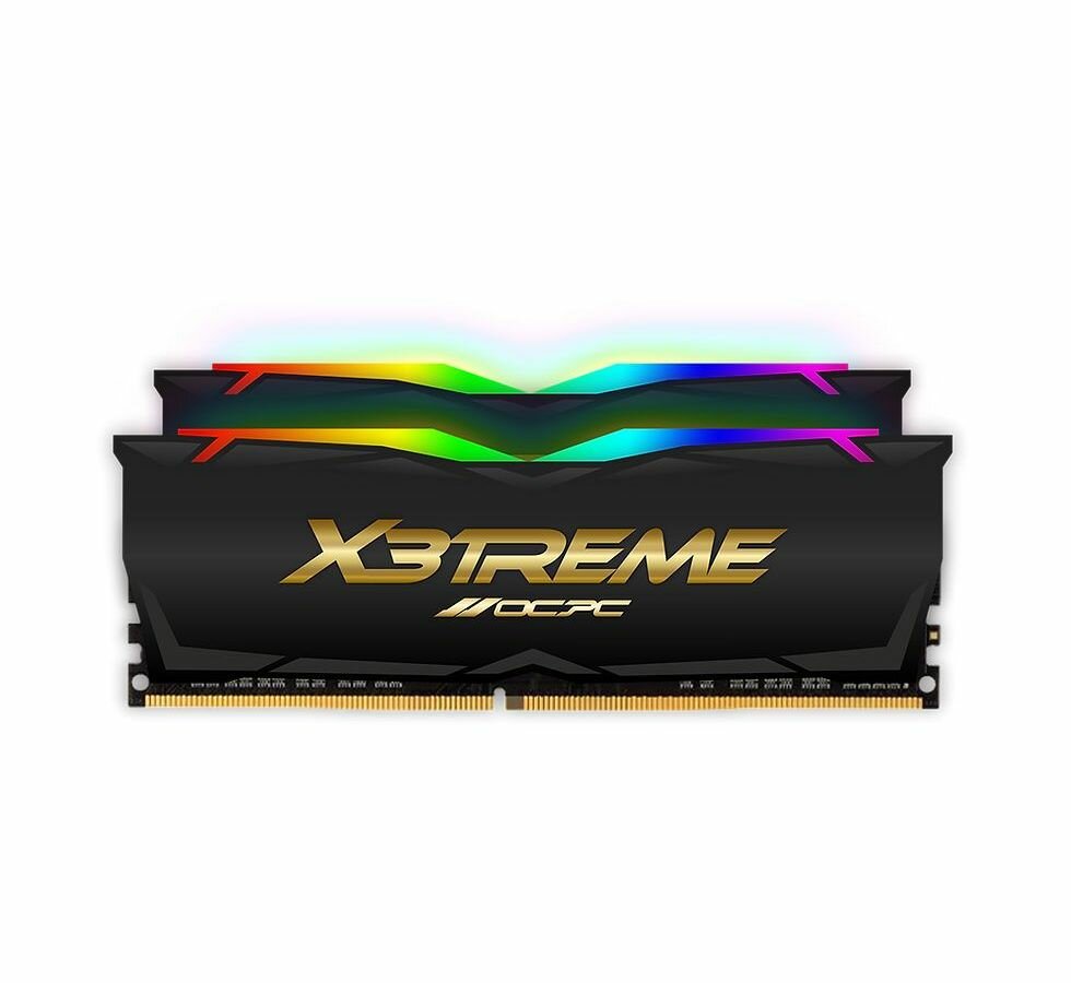 Оперативная память OCPC DDR 4 DIMM 32Gb (16Gbx2), 3600Mhz (MMX3A2K32GD436C18BL) - фото №1
