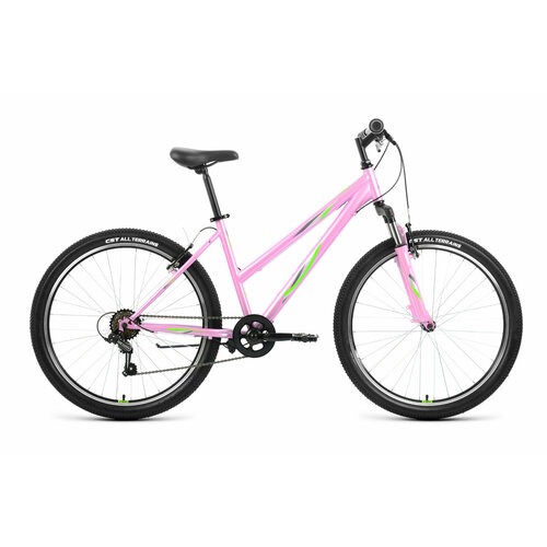 Женский велосипед Forward Iris 26 10 год 2022 цвет Фиолетовый-Зеленый ростовка 17 2288500₽