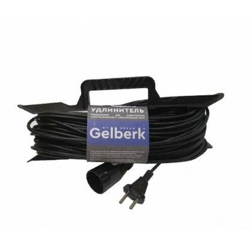 Удлинитель Gelberk РС16 (рамка) 6А 1 гн ПВС 2*0,75 ( 40м )