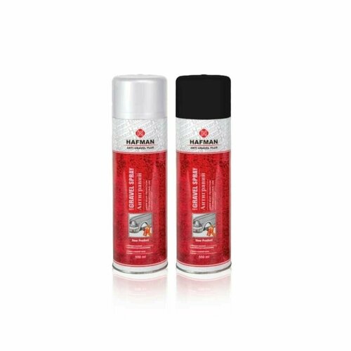 Антигравий аэрозольный черный HAFMAN 550мл