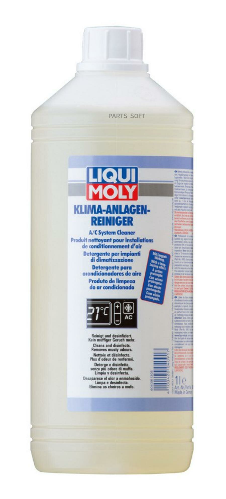 Очиститель кондиционера Klima-Anlagen-Rein. (1л) LIQUI MOLY / арт. 4091 - (1 шт)