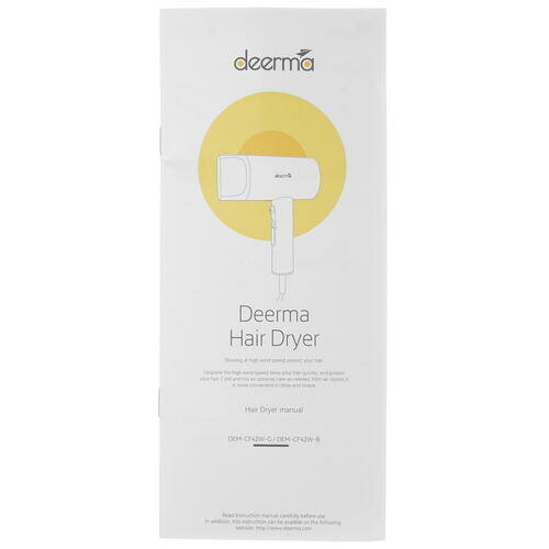 Фен Deerma Hair Dry (DEM-CF42W-G) Grey (Серый) - фотография № 6