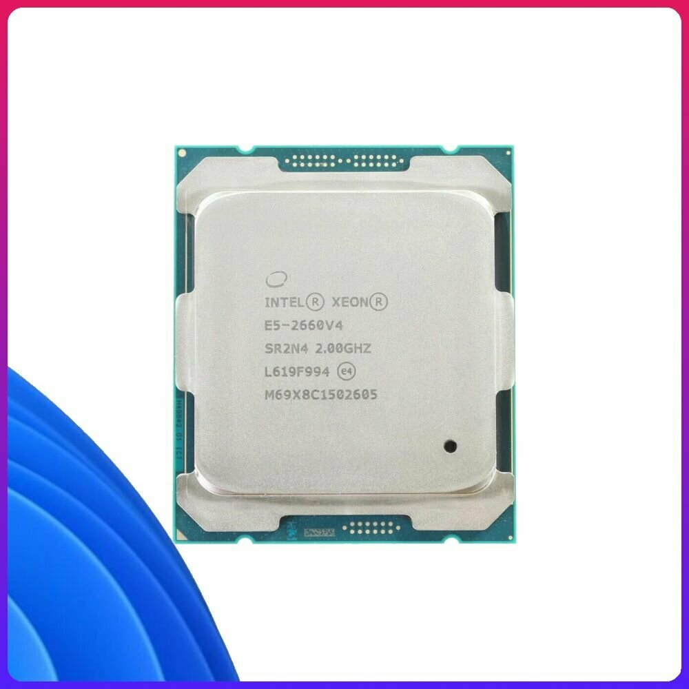 S2011-3 Intel Xeon E5-2660 v4 2,0-3,2GHz, 14 ядер, 28 потоков, 35mb, TDP 105W, FSB 2400MHz