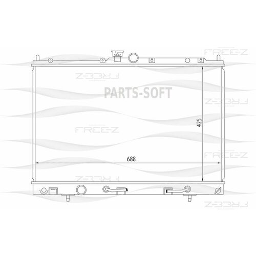 FREE-Z KK0156 Радиатор охлаждения