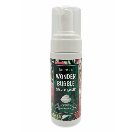 Deoproce Пенка для умывания с маслом камелии Wonder Bubble Smart Cleanser, 150 мл