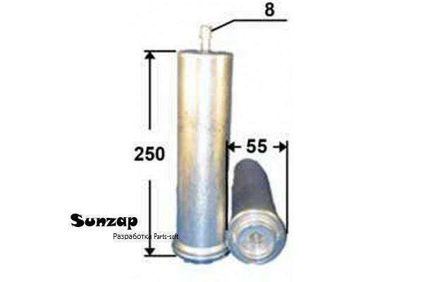 AZUMI FSD32025 FSD32025_фильтр топливный!\ BMW E87/E46/E90/E60/E65/X3/X5 2.0-4.0D 03>