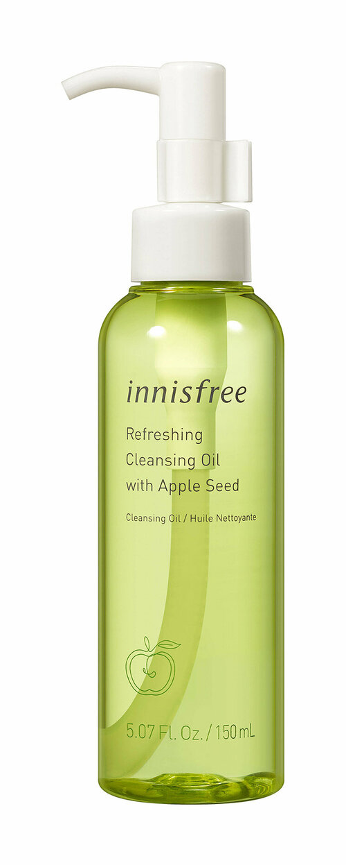 INNISFREE Масло для лица с экстрактом семян яблок очищающее освежающее, 150 мл