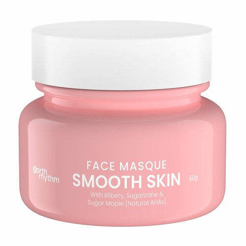 Разглаживающая маска для лица с натуральными AHA кислотами Earth Rhythm Smooth Skin Face Masque