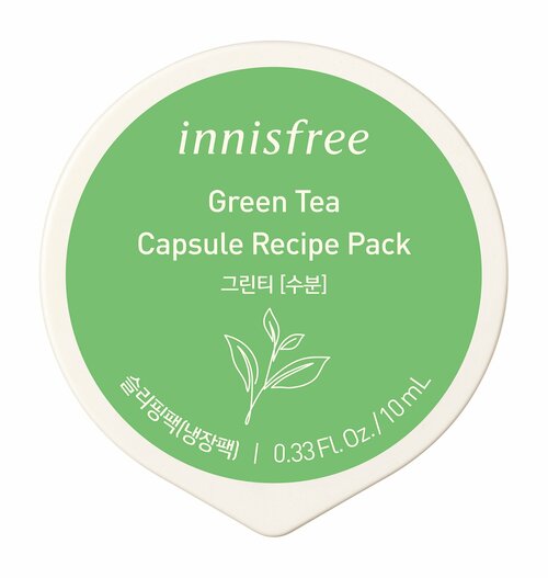 INNISFREE Капсульная маска на основе зеленого чая, 10 мл