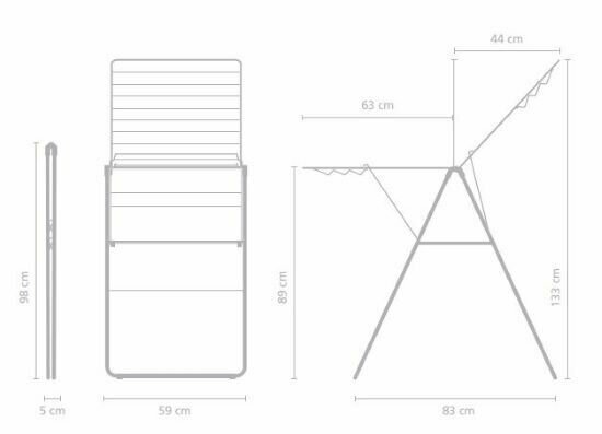 Сушилка напольная 20 м Brabantia HangOn - фото №13