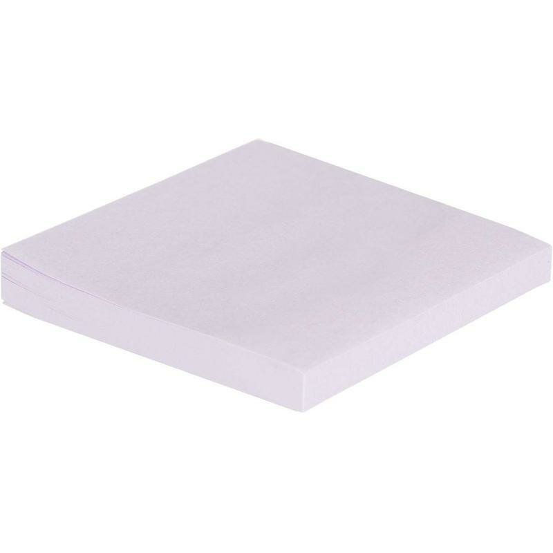 Клейкие закладки бумажные Attache Bright colours, фиолетовый по 100л, 76х76мм