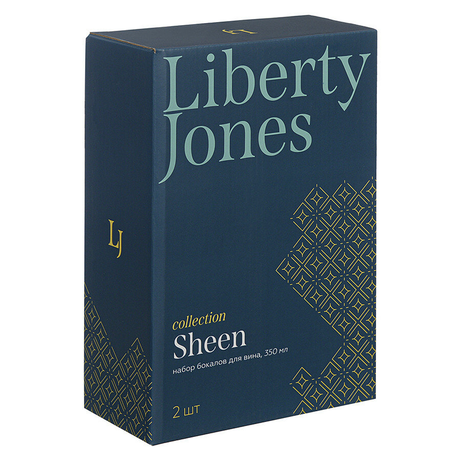 Набор бокалов для вина sheen, 350 мл, 4 шт. Liberty Jones - фото №13