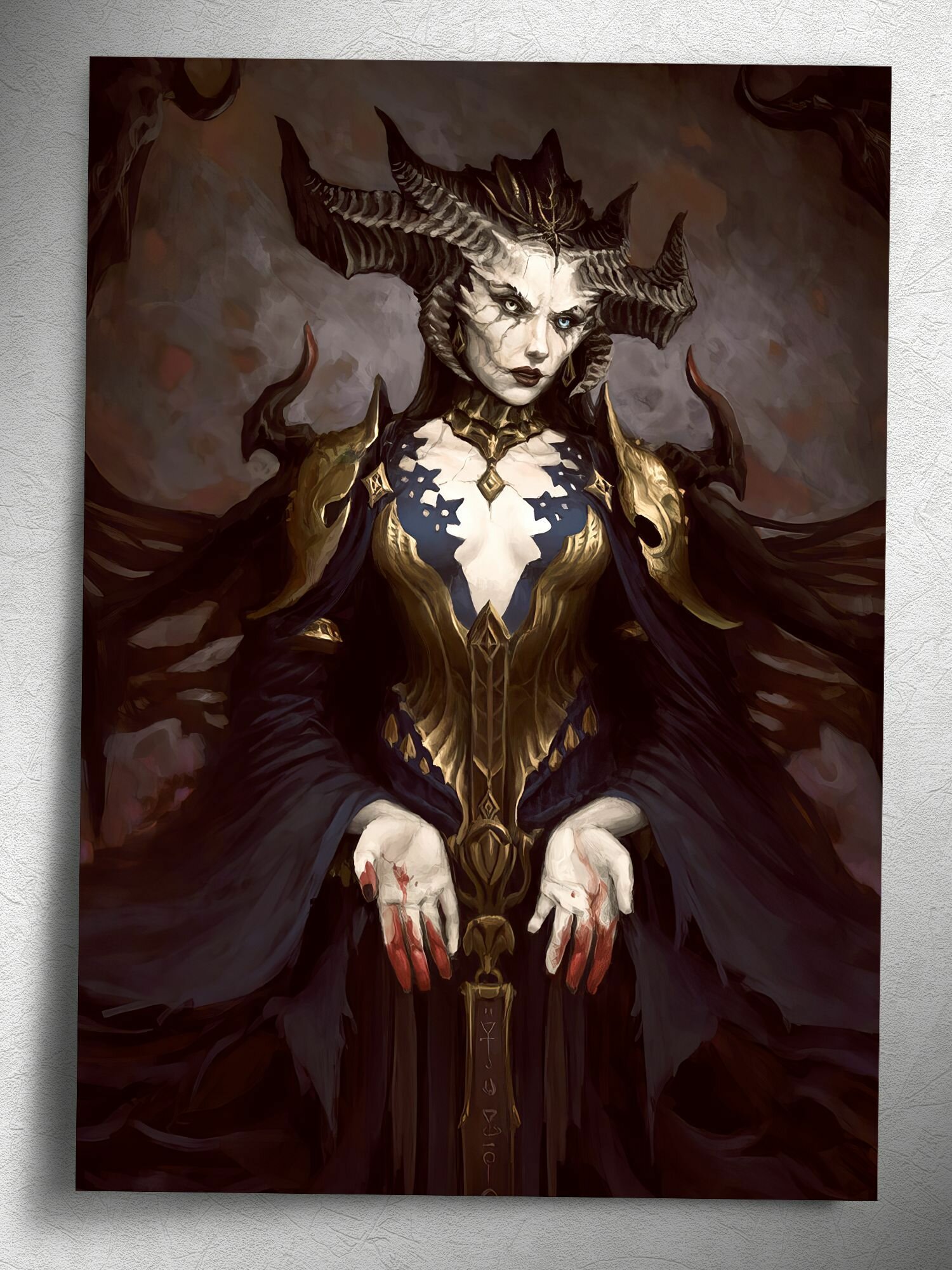 Постер: Мать нефалемов Лилит (Диабло 4 Diablo 4)