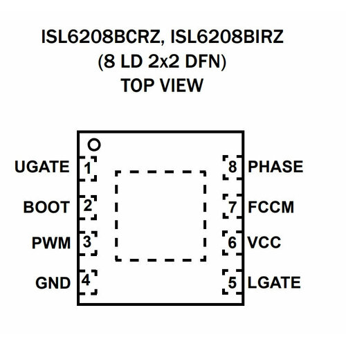 Микросхема ISL6208BCRZ