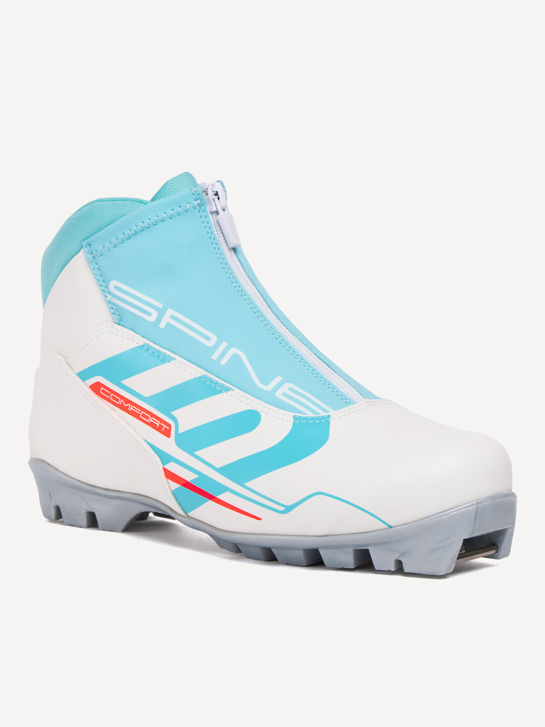 Лыжные ботинки SPINE NNN Comfort (83/4) (белый/бирюзовый) (37)